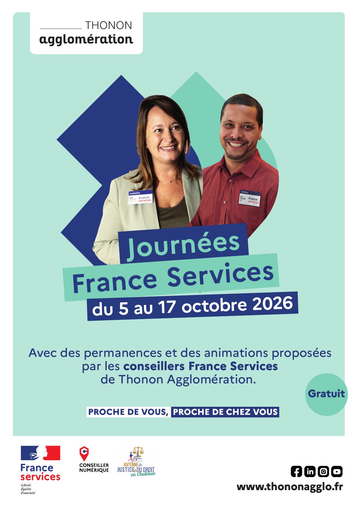 Journées France Services – du 5 au 17 octobre 2026