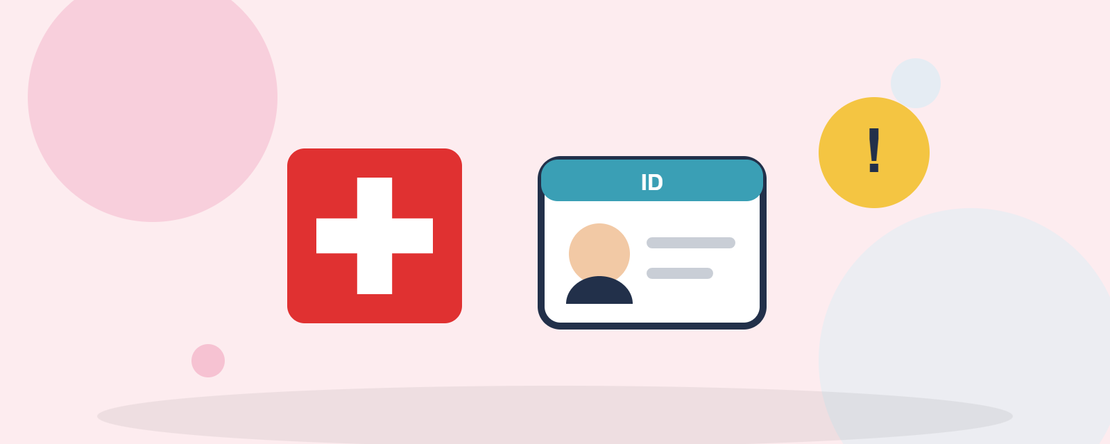 Drapeau suisse et carte dâidentitĂ©
