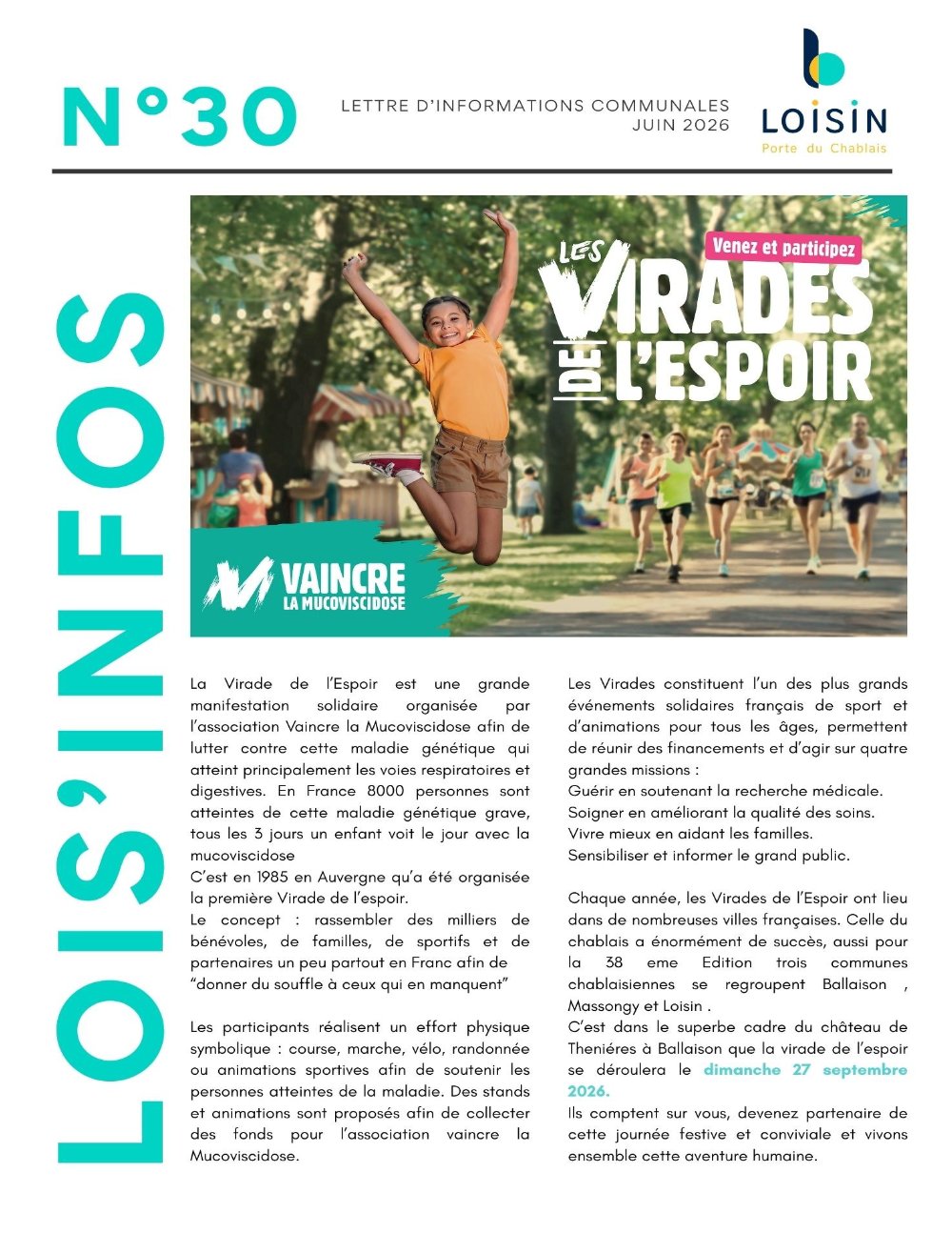 Couverture du Lois’Infos n°30